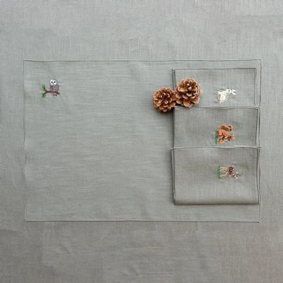 Linge de table textile - Set de table en lin | FORESTA - GIARDINO SEGRETO
