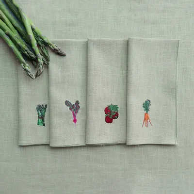 Table linen - Serviette en lin | VERDURE - GIARDINO SEGRETO