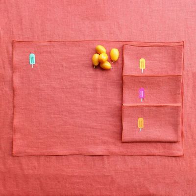Linge de table textile - Napperon en lin | GHIACCIOLI - GIARDINO SEGRETO