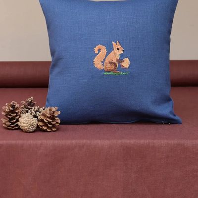 Couettes et oreillers  - Housse de coussin en lin | FORESTA - GIARDINO SEGRETO