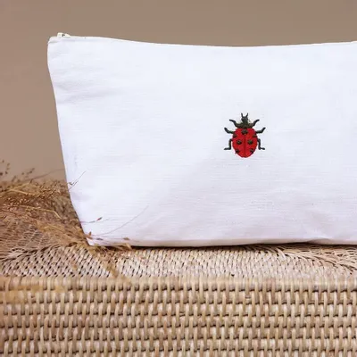 Clutches - Linen pochette | INSETTI - GIARDINO SEGRETO