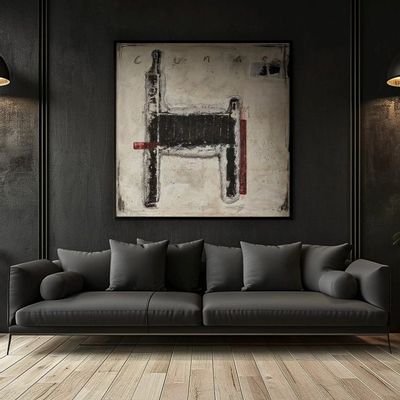Services - 'Cunae' - Original Painting - 170x170 cm - PERSPECTIVA 10