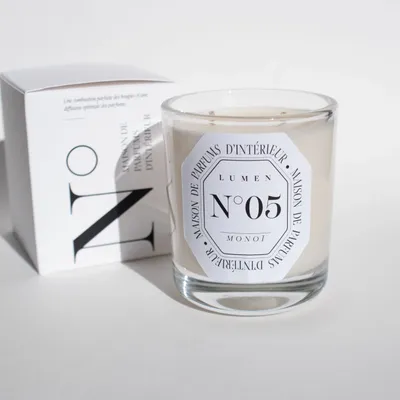 Candles - N°05 - Tropical Monoï • Scented Candle 180g - LUMEN • MAISON DE PARFUMS D'INTÉRIEUR