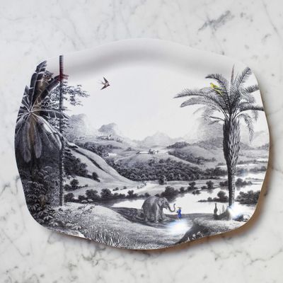 Trays - Rococo Plateau On the banks of the Mekong - PARADISIO IMAGINARIUM