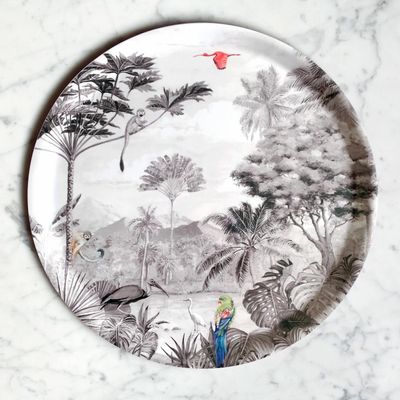 Trays - Bahia round tray - PARADISIO IMAGINARIUM