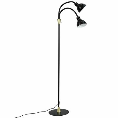 Floor lamps - Lilje Black/ brass Floor lamp - DYBERG LARSEN