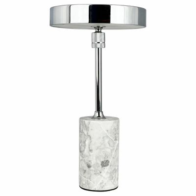 Lampes à poser - Lampe de table LED rechargeable Starlight chrome/marbre gris - DYBERG LARSEN