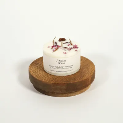 Floral decoration - Votive candle - Gourmet Sunday (80G) - MAISON SÉJOUR