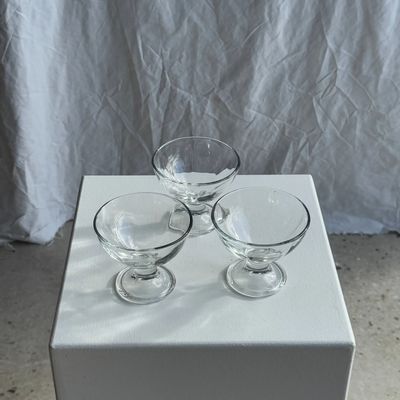 Accessoires à poser - 3 coupes vintage en verre italien - OFFICE OBJETS