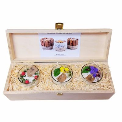 Bougies - Coffrets cadeaux petites bougies à ressort en verre - BEAUTY SCENTS CANDLES