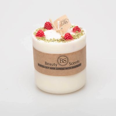 Bougies - Bougies moyennes à la framboise, boîte de 6, raisin muscat - BEAUTY SCENTS CANDLES