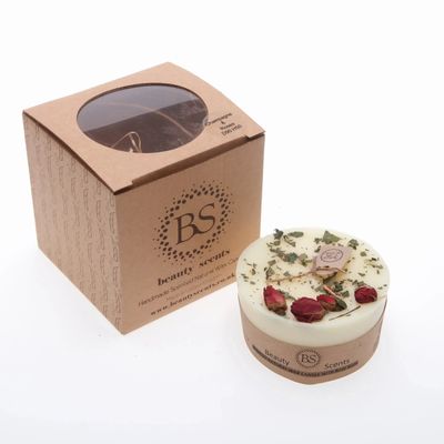 Bougies - Bougies parfumées au soja avec boutons de rose, boîte de 6, mangue - BEAUTY SCENTS CANDLES