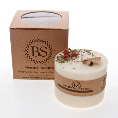 Bougies - Grande bougie parfumée au soja aux fruits rouges, boîte de 6, muguet - BEAUTY SCENTS CANDLES