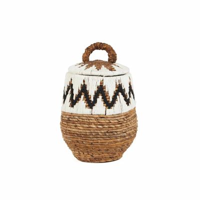 Paniers à linge - Panier de plage Little Bay, blanc naturel, taille S - BAZAR BIZAR LIVING