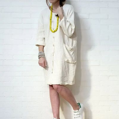 Apparel - Blouse coton écrufren - BAAN