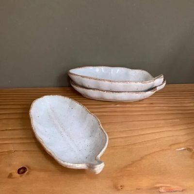 Assiettes au quotidien - Coupelle feuille en grès - BAAN