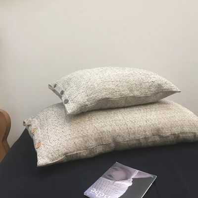 Fabric cushions - Coussin NOA - Boutons - 100x60cmfren - BAAN