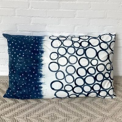 Fabric cushions - Coussins indigo - Série N°2 - N° 3fren - BAAN