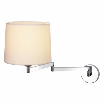 Wall lamps - ATLANTA wall lamp with black or nickel structure - LUXCAMBRA