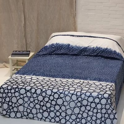 Coussins textile - Couvre lit indigo N°1 - BAAN