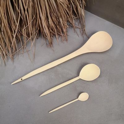 Ustensiles de cuisine - Cuillers ovales citronnier - 13cm - BAAN