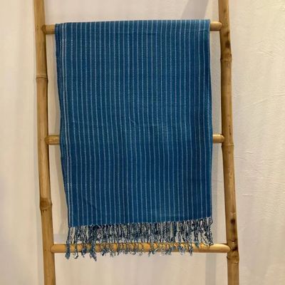 Foulards et écharpes - Echarpe indigo XL n°1 - BAAN