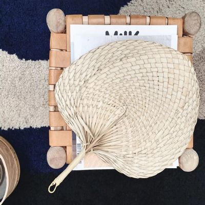 Prêt-à-porter - Eventail en palmier tressé - BAAN