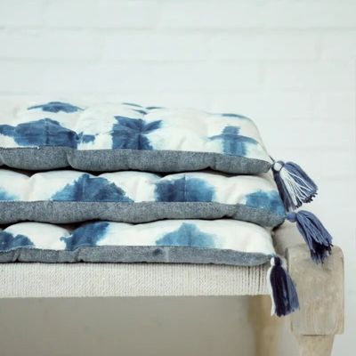 Foulards et écharpes - Futon en coton - Indigo - BAAN