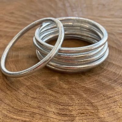 Bijoux - - Bracelet bouddhiste Argent - M, Brillant - BAAN
