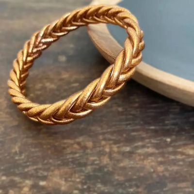 Bijoux - - Bracelet bouddhiste Braid Cuivre - M, Brillant - BAAN
