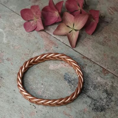 Bijoux - - Bracelet bouddhiste Braid Cuivre - M, Mat - BAAN