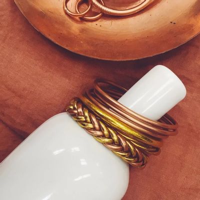 Jewelry - - Bracelet bouddhiste Braid Or /Cuivre - Sfren - BAAN