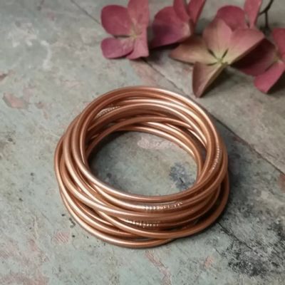 Bijoux - - Bracelet bouddhiste Modèle fin Cuivre - XS, Mat - BAAN