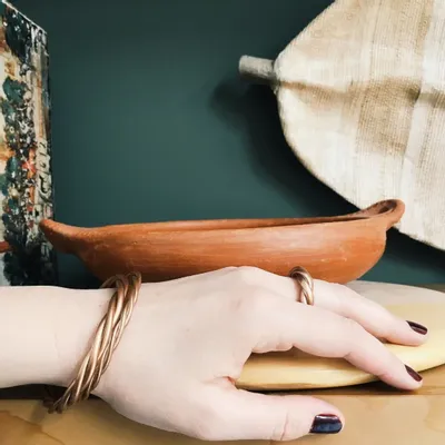 Jewelry - - Bracelet bouddhiste Torsadé fin Cuivre - S, Brillantfren - BAAN