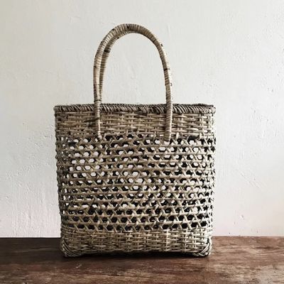 Sacs et cabas - Panier de marché noir - M - BAAN