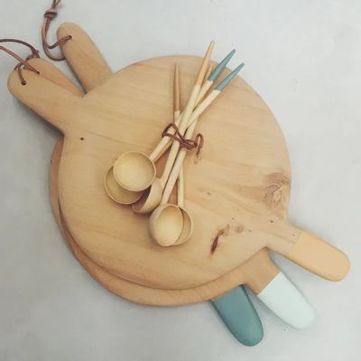 Ustensiles de cuisine - Planche en cèdre double manche - Eucalyptus - BAAN