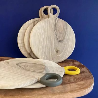 Ustensiles de cuisine - Planche à découper en noyer ronde - BAAN