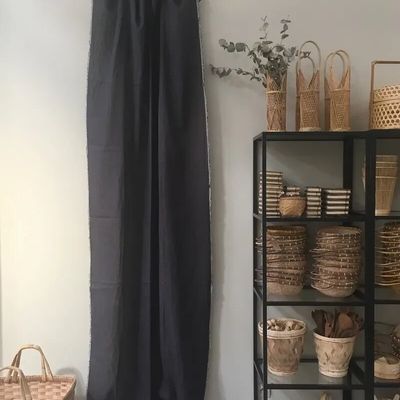 Curtains and window coverings - Rideaux Ava - Noirs - sans anneauxfren - BAAN