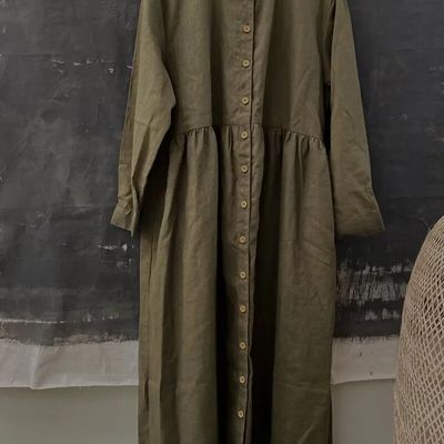 Rideaux et voilages - Robe Mariko - Kaki - BAAN