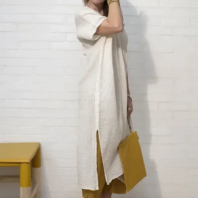 Prêt-à-porter - Robe double gaze coton - BAAN