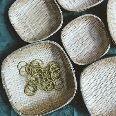 Paniers à linge - Set de corbeilles en bambou - T6 - BAAN