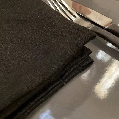 Sets de table - Set en lin Noir - BAAN