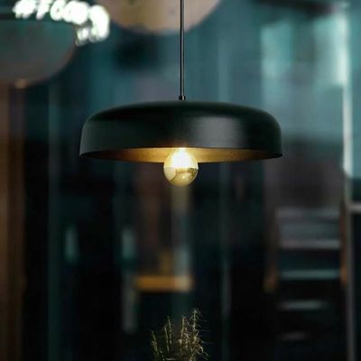 Hanging lights - BORN suspension diameter of 35cm in black, white or aluminum - LUXCAMBRA