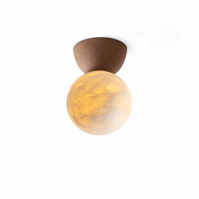 Plafonniers - ABISAL plafonnier avec base en céramique ou émaillée de couleurs - LUXCAMBRA