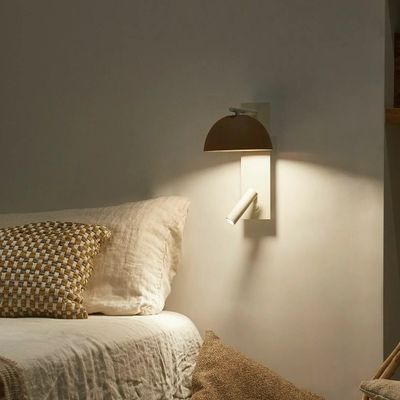 Wall lamps - ABSIS wall lamp with reader vertical - LUXCAMBRA