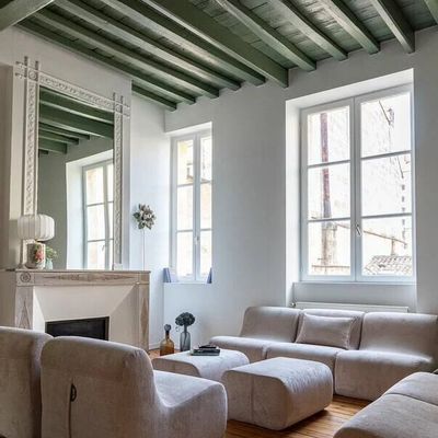 Small sofas - POP CHAUFFEUSE (beige) - MAISON JEUDI