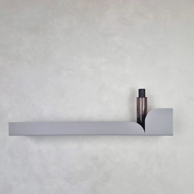 Shelves - Long wall shelf, grey BAUHAUS - NAMUOS