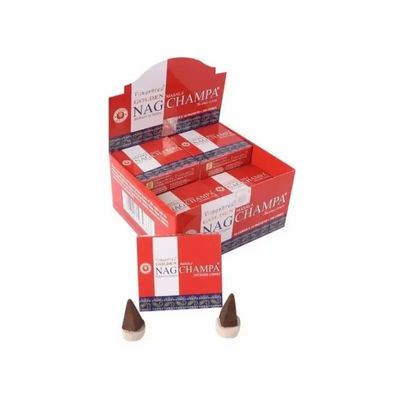 Scents - Vijayshree incense golden nag champa cones - ARABESK