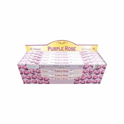 Senteurs - Encens tulasi sarathi purple rose 8bts - ARABESK