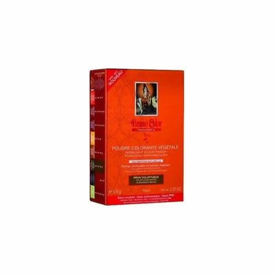 Beauty products - Premium vegetal herbal hair color powder voluptuous brown 100g - ARABESK
